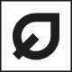 Symbol eines Blattes, das umweltfreundliche Pflastersteine kennzeichnet